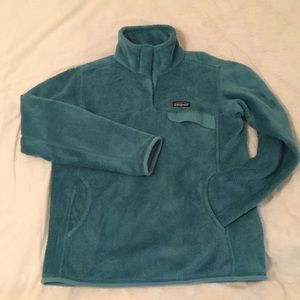 Patagonia Turquoise Plush Fleece